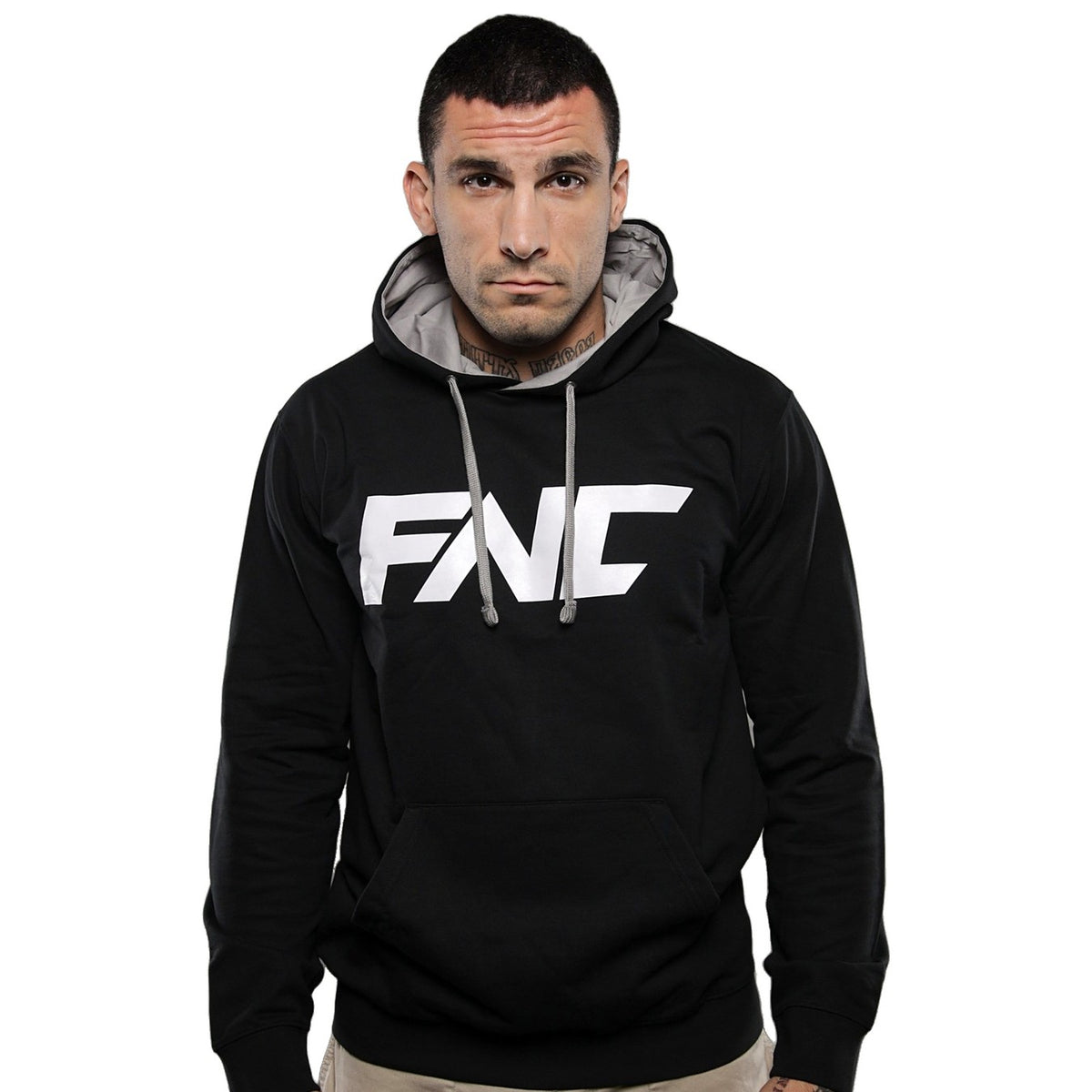 FNC Core Logo Hoodie - Black/Grey