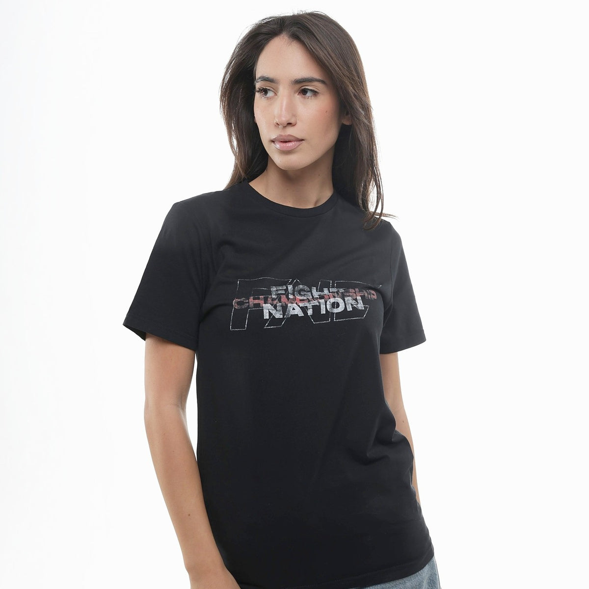 FNC Fight Nation Wordmark T-Shirt - Black