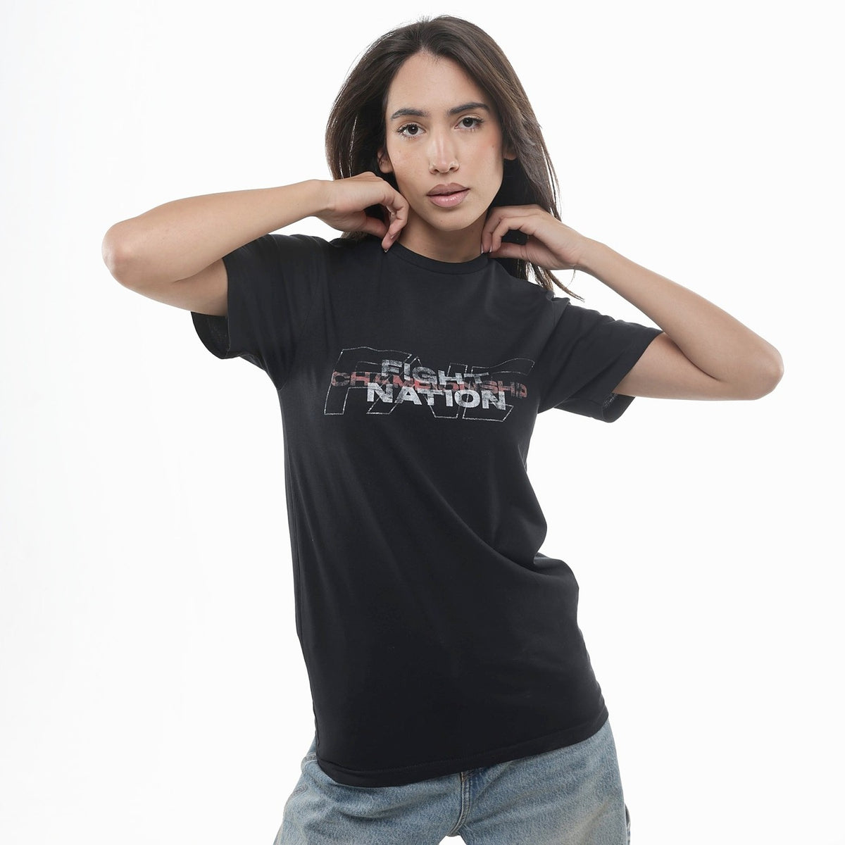 FNC Fight Nation Wordmark T-Shirt - Black