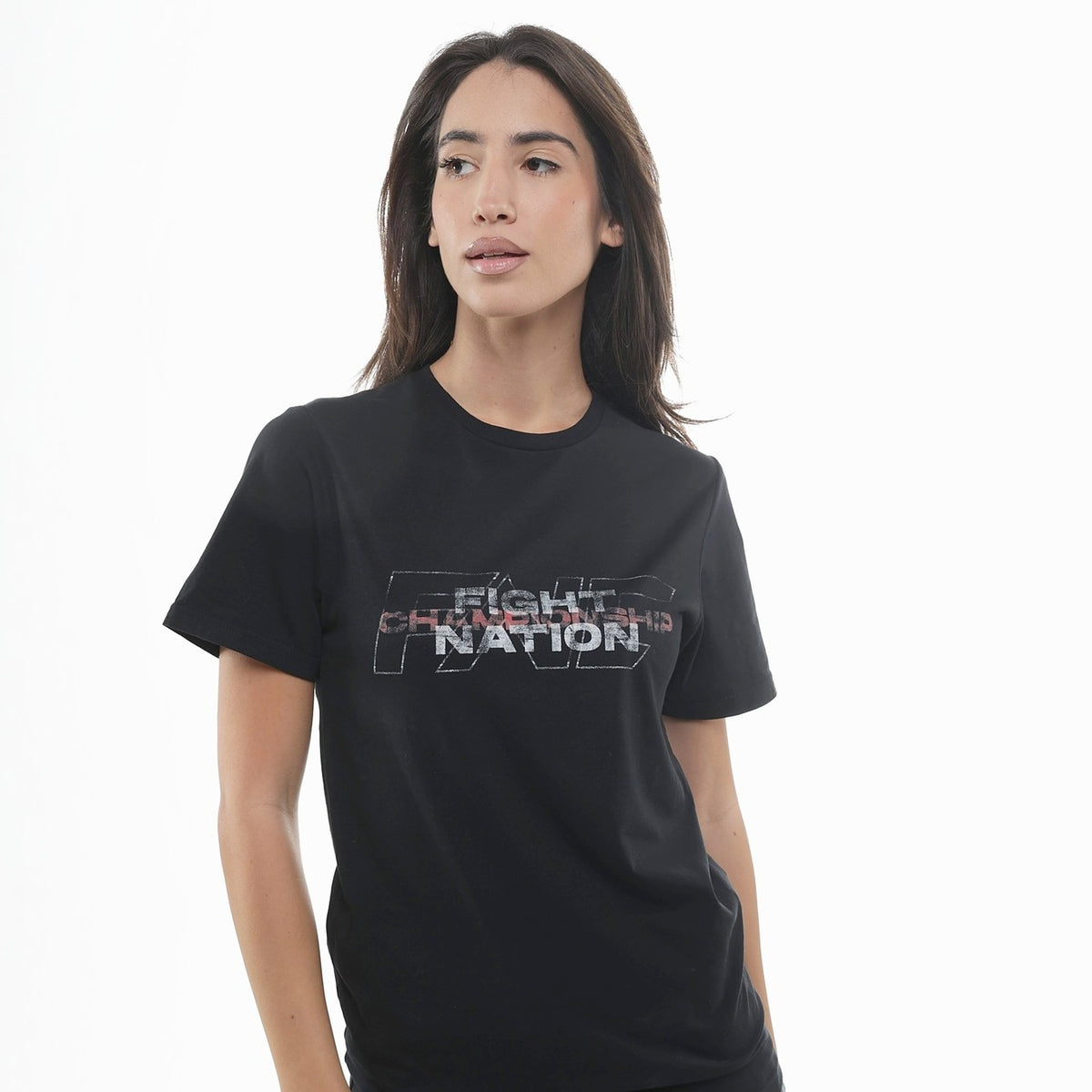 FNC Fight Nation Wordmark T-Shirt - Black