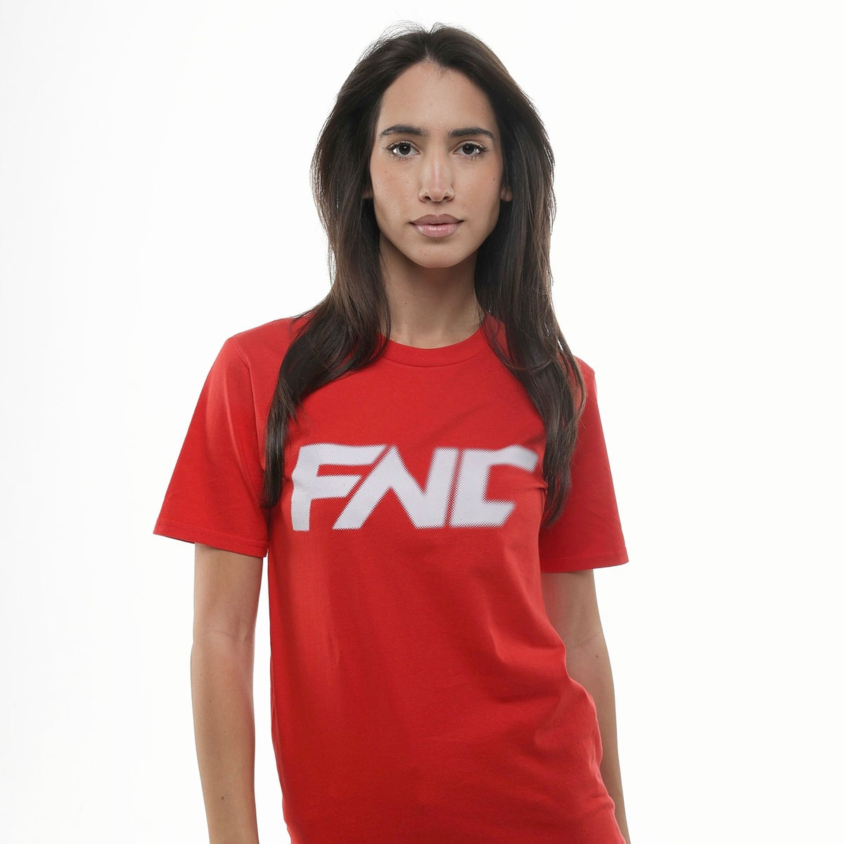 FNC Blur Logo T-Shirt - Red