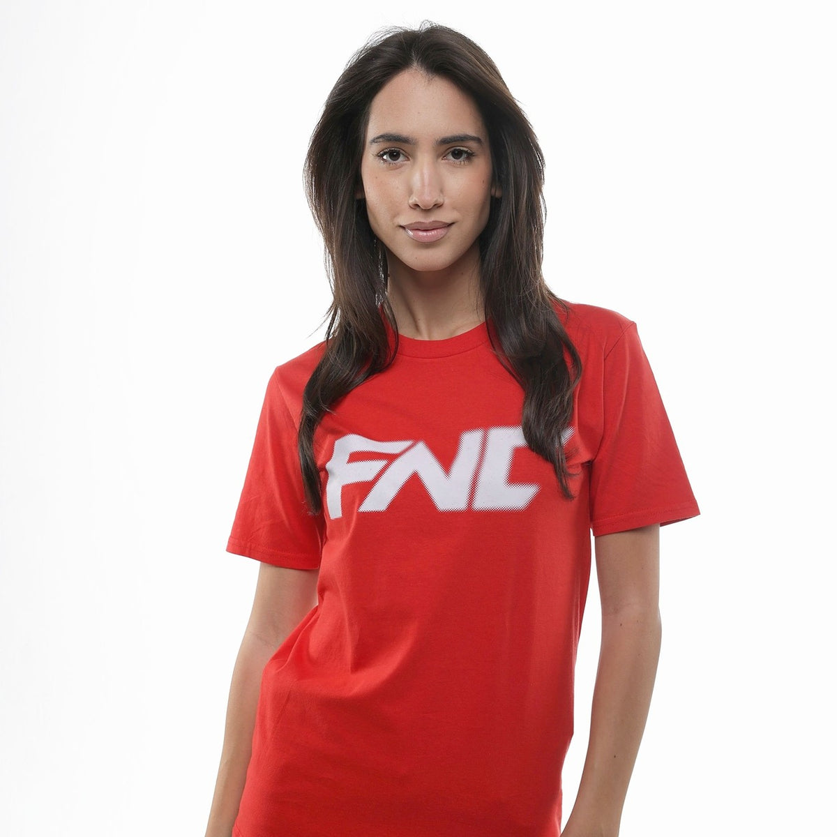 FNC Blur Logo T-Shirt - Red