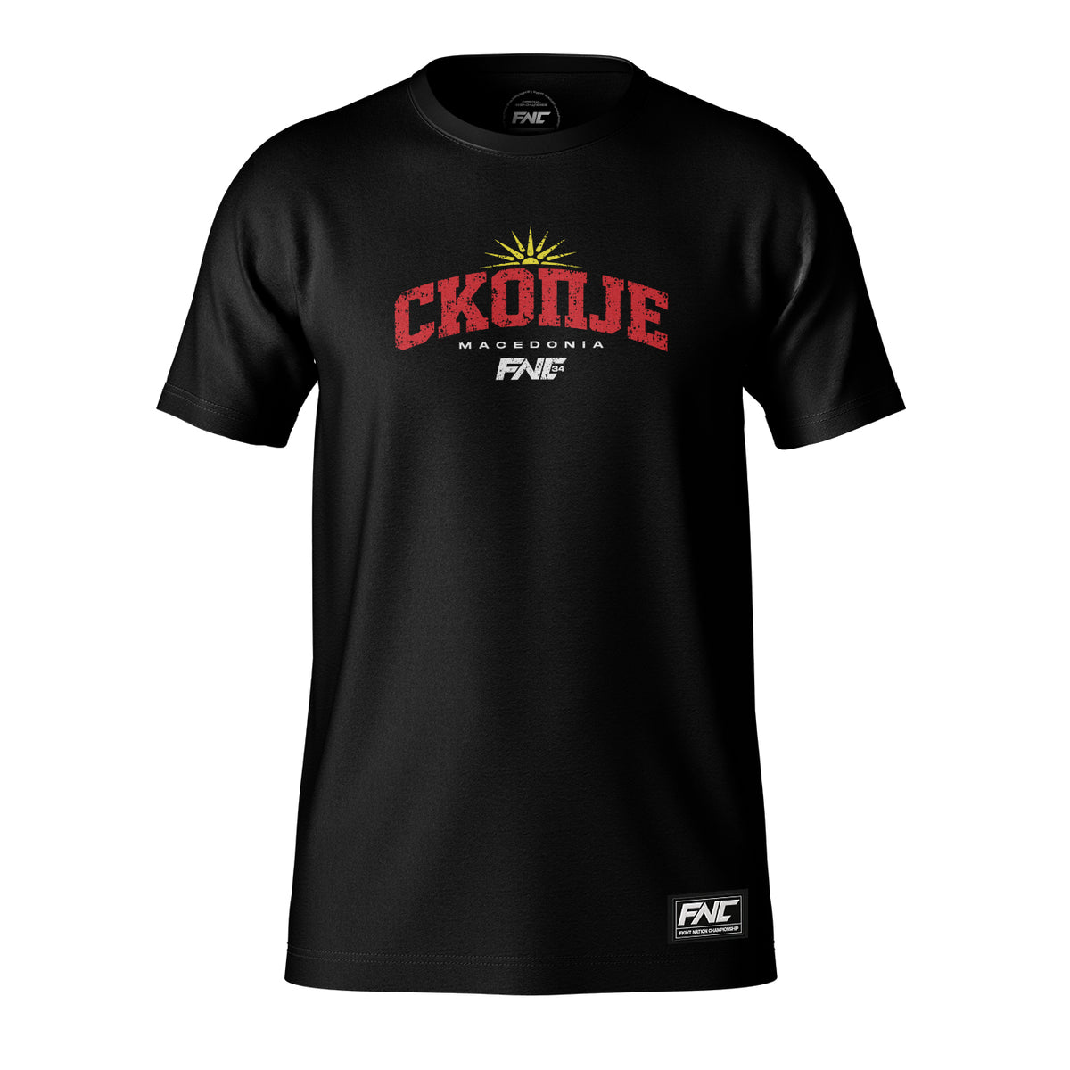 FNC 34 Skopje T-Shirt - Black - front