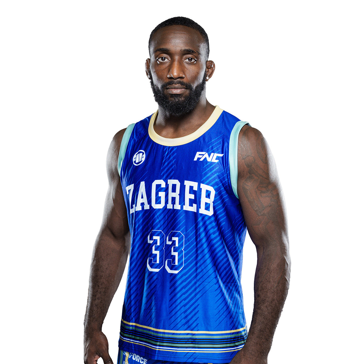 FNC Zagreb 33 Training Jersey - Blue - front