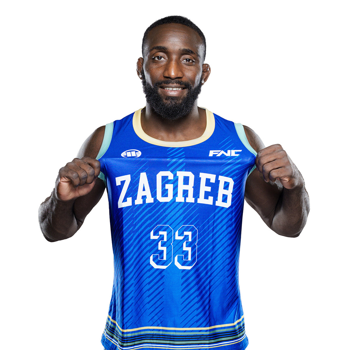 FNC Zagreb 33 Training Jersey - Blue - front