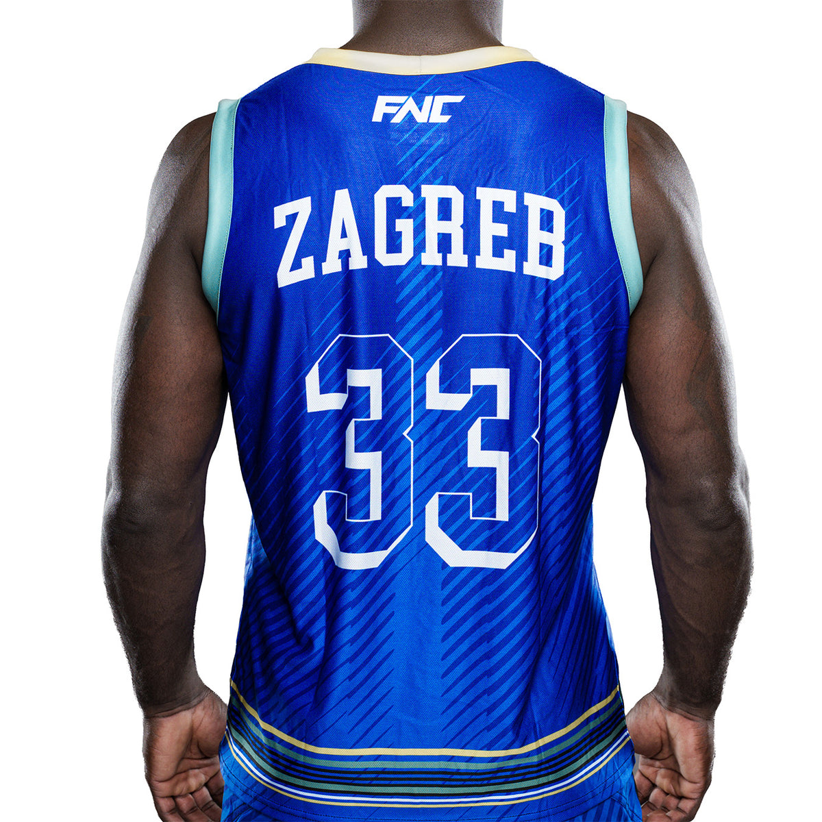 FNC Zagreb 33 Training Jersey - Blue - back