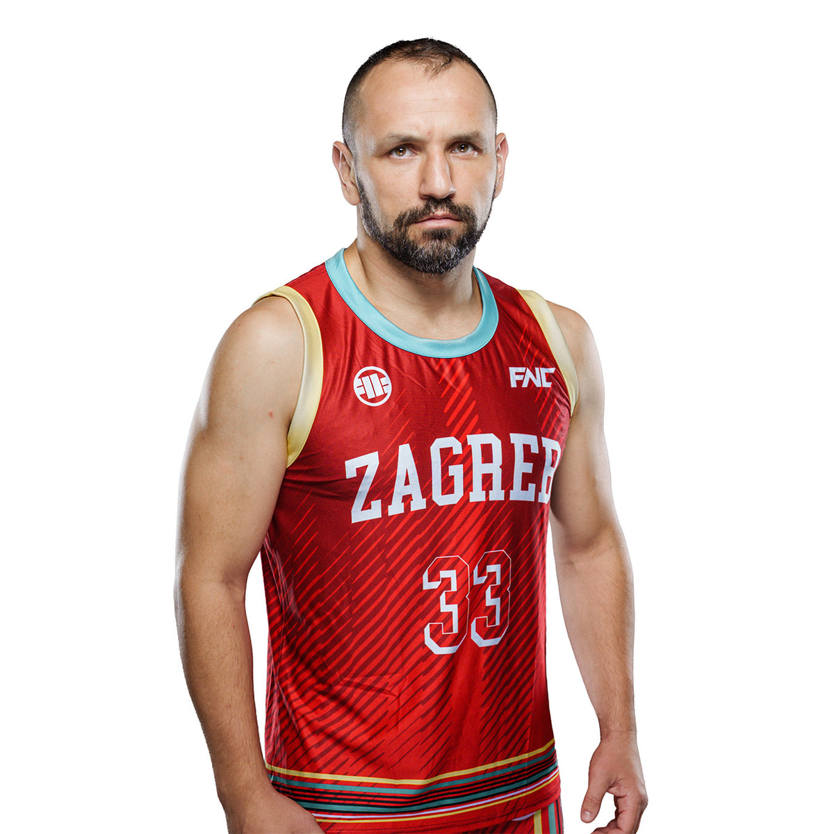 FNC Zagreb 33 Training Jersey - Red - front