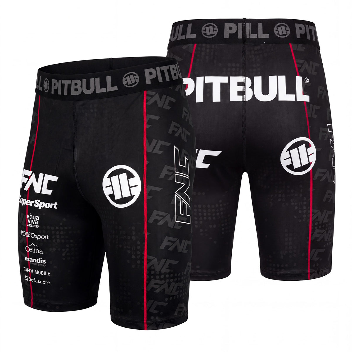 FNC Compression Shorts 2026 - Sponsors, front and back