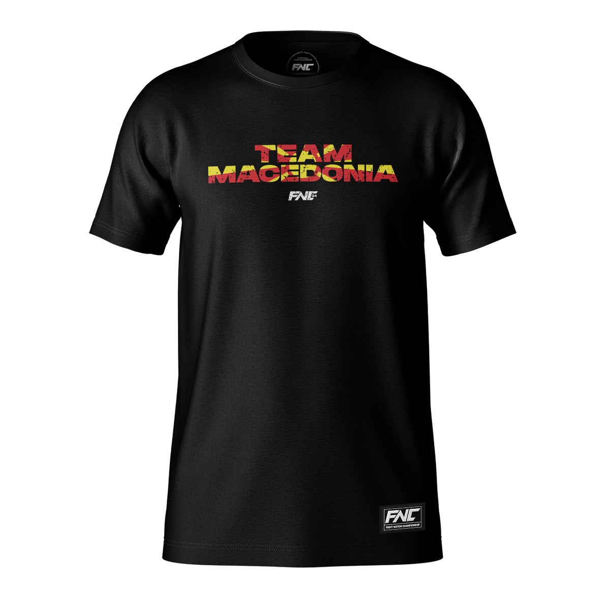 FNC Team Macedonia T-Shirt - Black - front