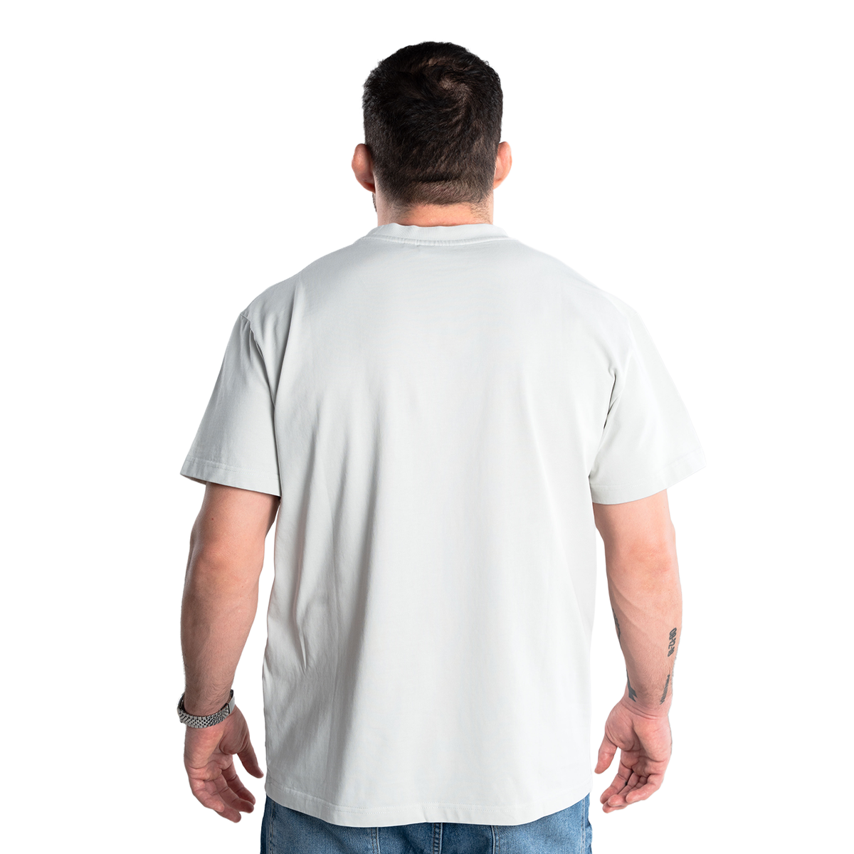 FNC Wash Logo T-Shirt - Bone